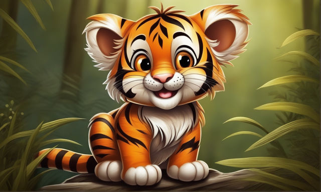 anime baby tiger