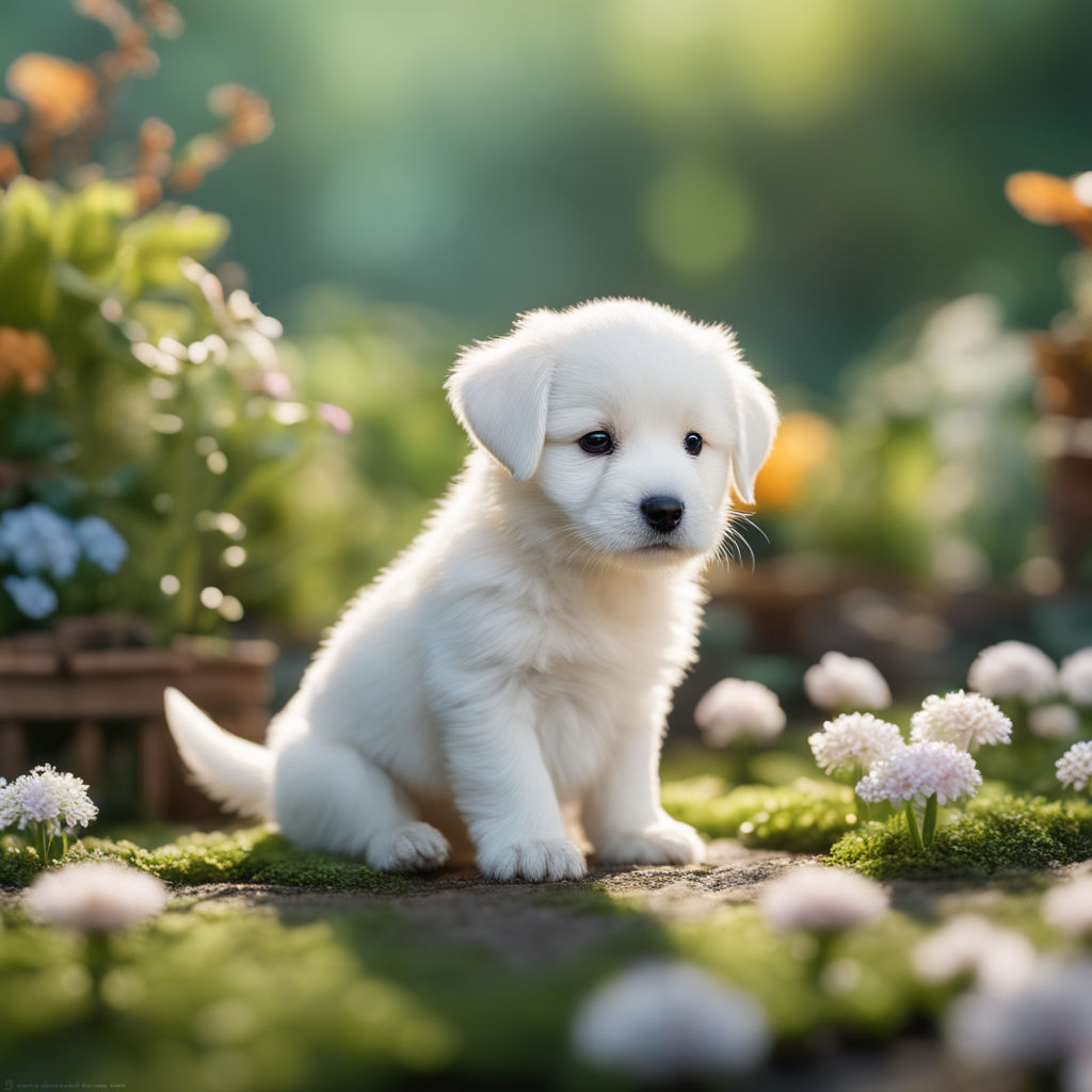 pictures of cute white puppies