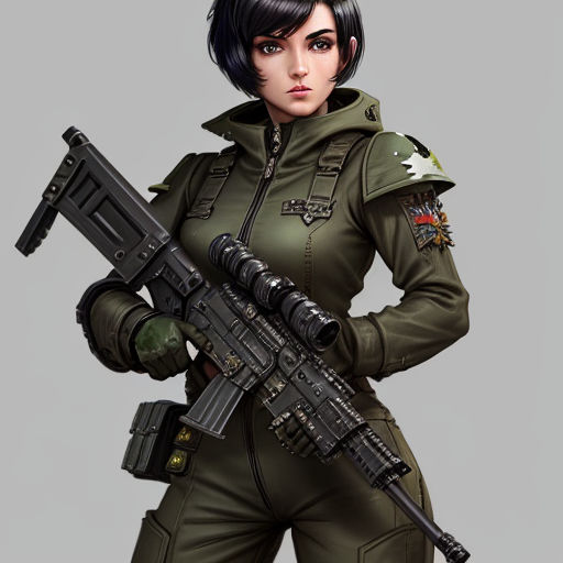 Female Tactical Jumpsuit (Multicam) Verycool - Machinegun