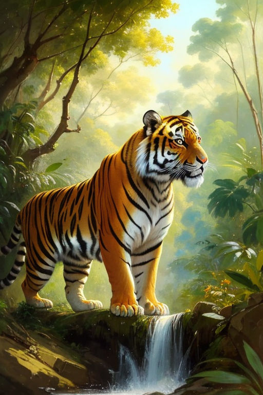 Tiger Eyes — Bengal Tiger by Thomas D. Mangelsen