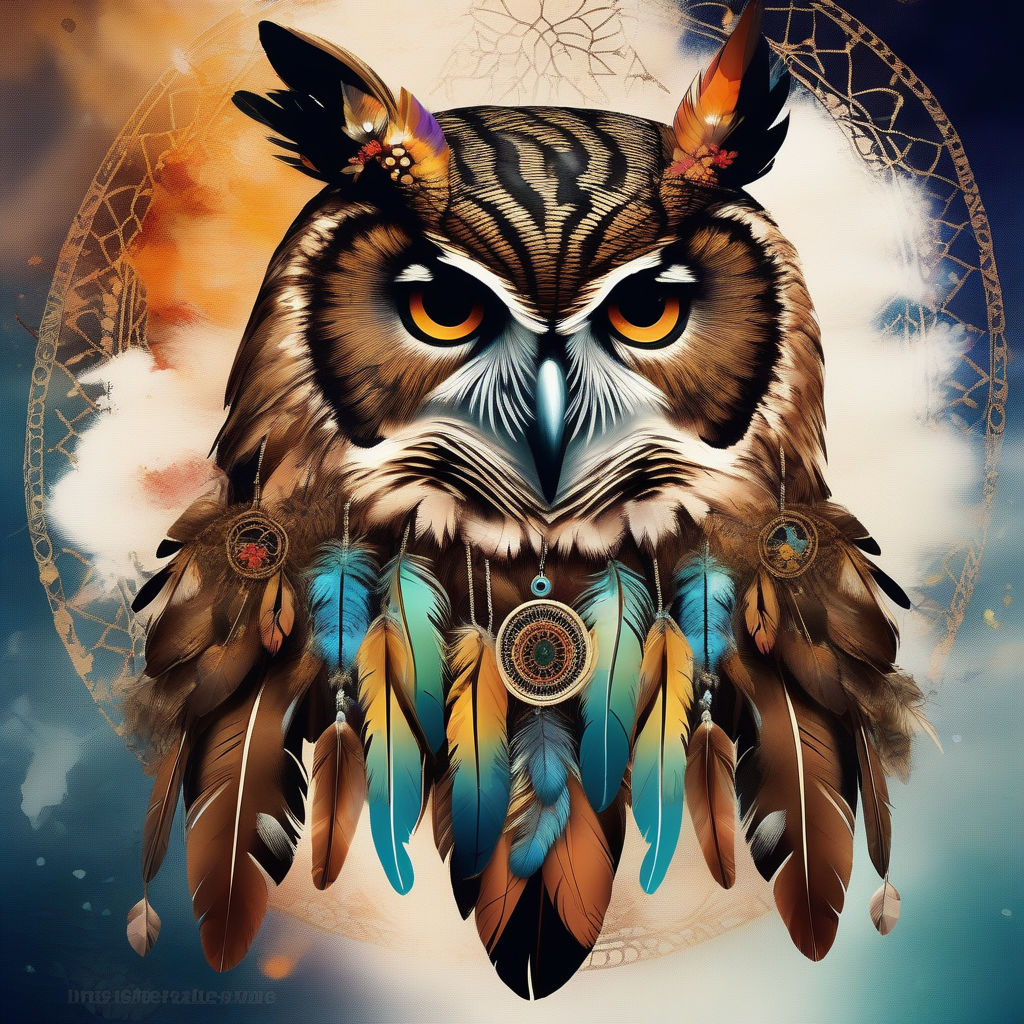 Owl With Blue Eyes Tattoo - Temu