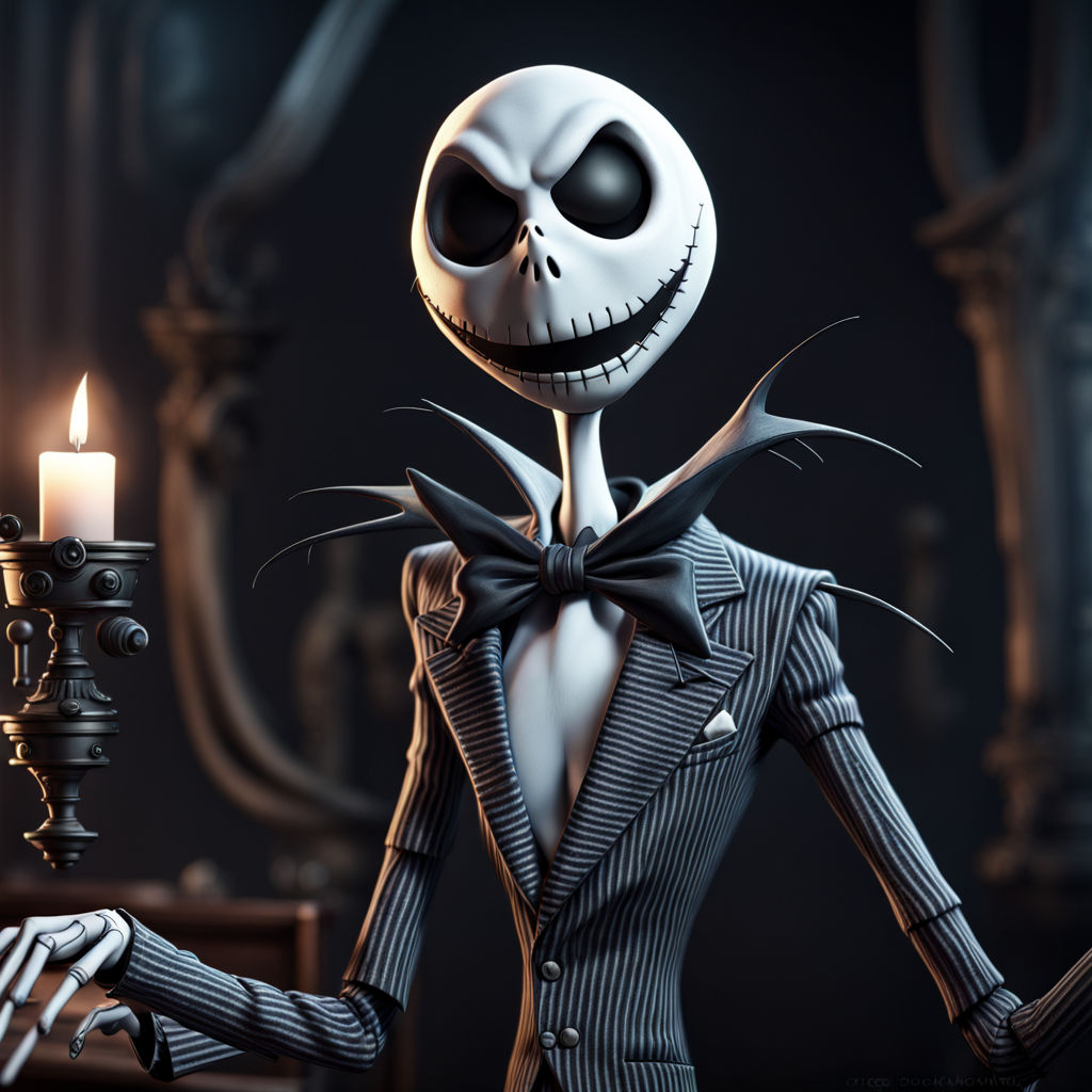 Avatar Isolated Jack Skellington from the Nightmare Before Christmas ·  Creative Fabrica