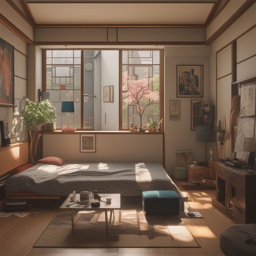 Steam Workshop::Satisfy anime living room wallpaper in Japanese style at  night time