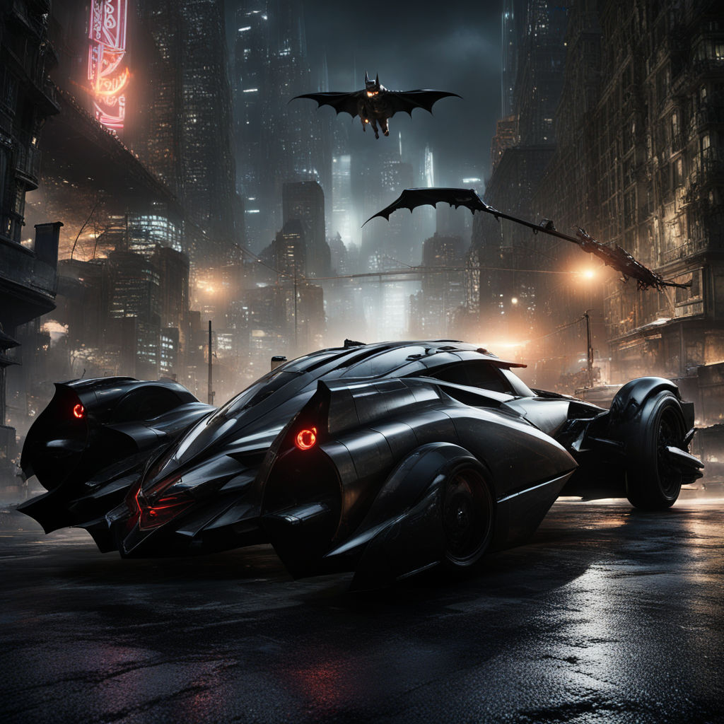 Batman Arkham Knight - Batmobile Wall Mural