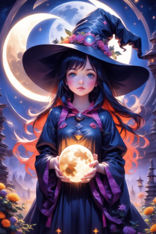 80+ Anime Witch HD Wallpapers and Backgrounds