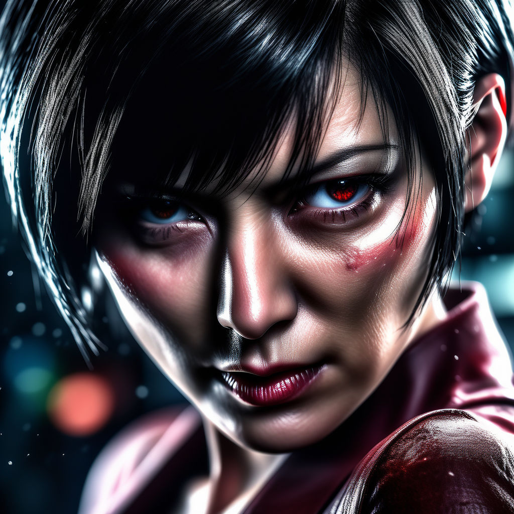 Gemma chan with short hair as ada wong in a resident evil movie