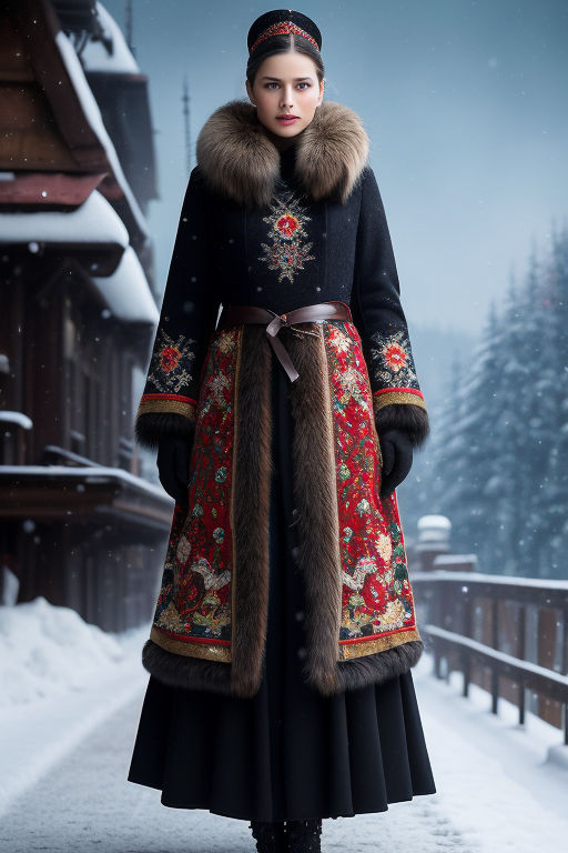 traditional russian winter clothing