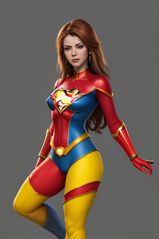 super heroina, flashgirl com roupa  - OpenDream