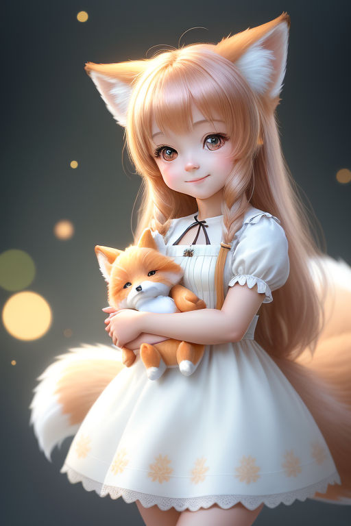 Anime Original, Cute Fox Girl HD phone wallpaper | Pxfuel