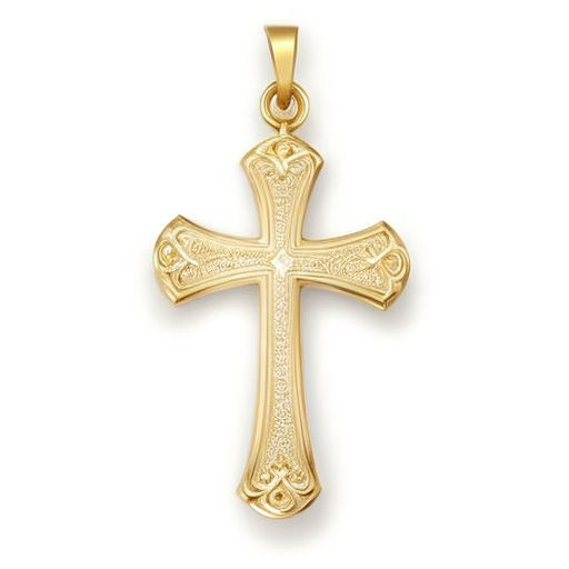 Small Flat Cross Charms With Simple Budded Design Apostles Holy