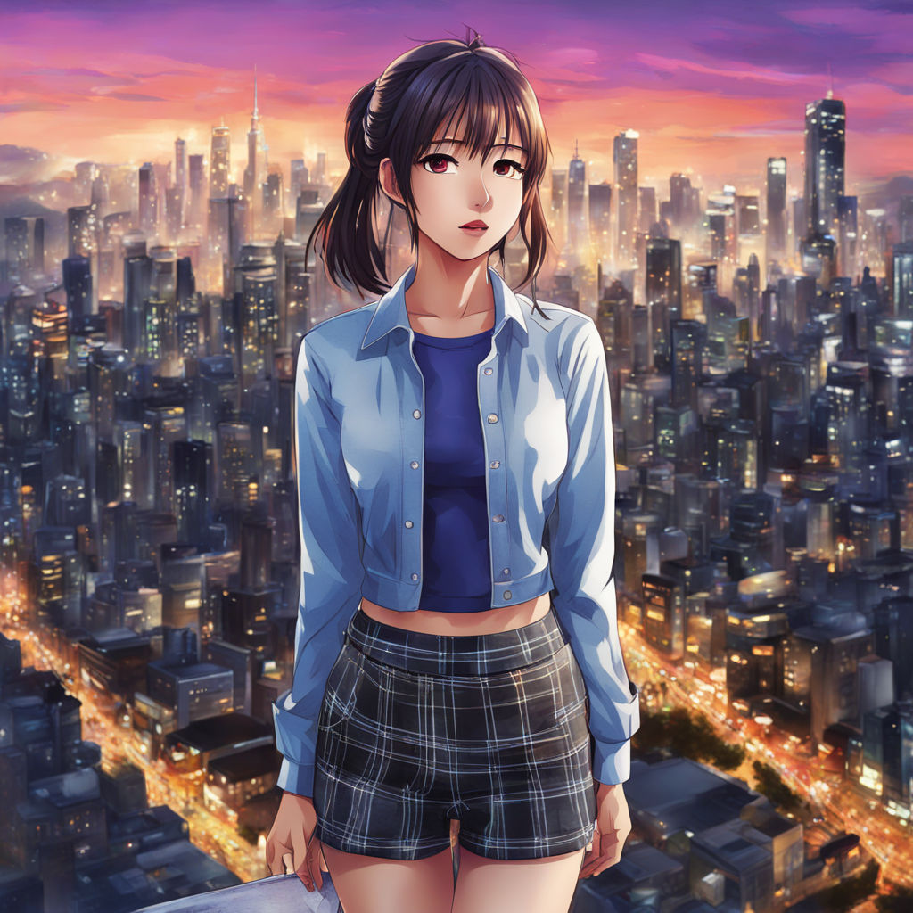Wallpaper : anime, cityscape, skyscraper, skyline, sunset 3840x2160 - ako81  - 1797749 - HD Wallpapers - WallHere