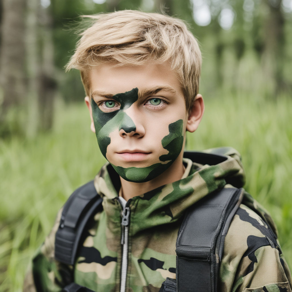 camo face paint - Playground