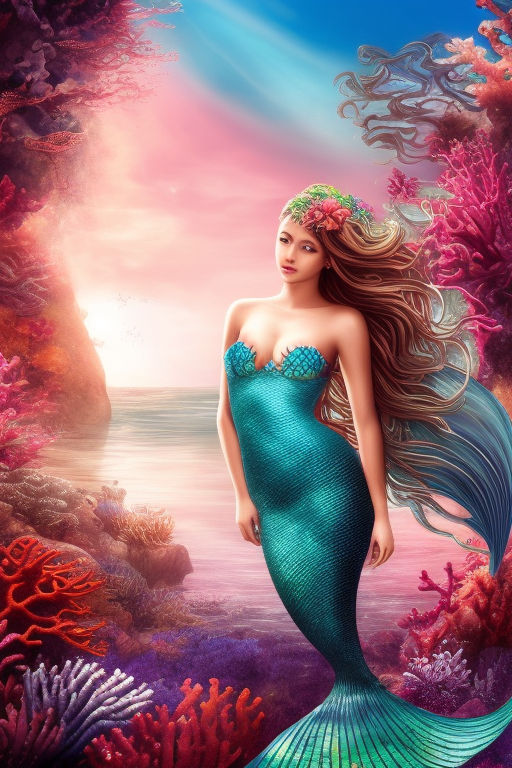 beautiful mermaid tail