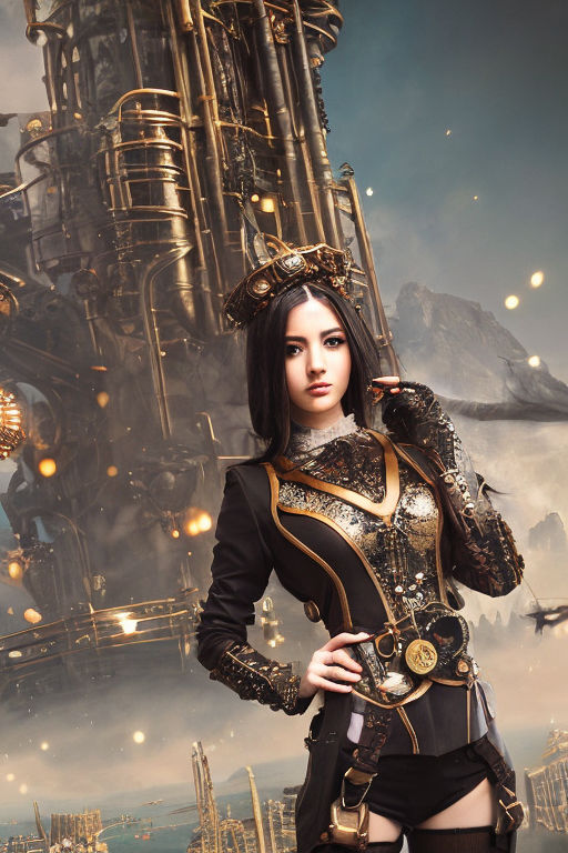 steampunk women characters