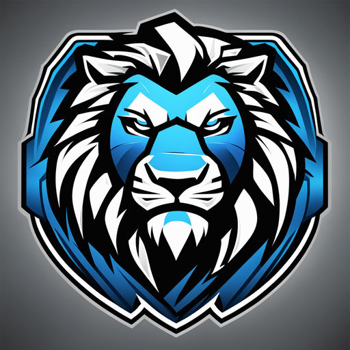 Blue Lion Head Png - Harding Academy Lions, Transparent Png -  1000x1118(#320454) - PngFind