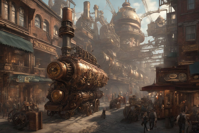 steampunk world