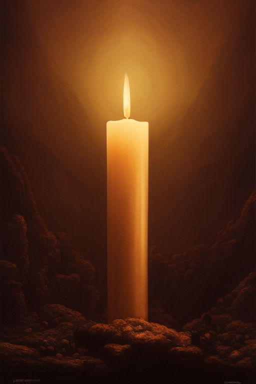 Prompt: Candle,, sf, intricate artwork masterpiece, ominous, matte painting movie poster, golden ratio, trending on cgsociety, intricate, epic, trending on artstation, by artgerm, h. r. giger and beksinski, highly detailed, vibrant, production cinematic character render, ultra high quality model