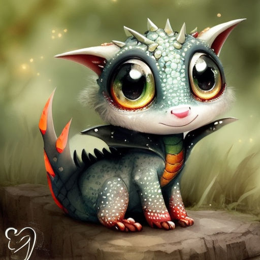 chibi baby dragon