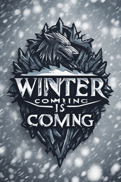 game of thrones font winter is coming