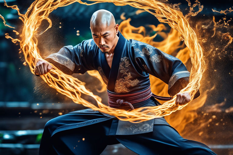 martial arts monk wallpaper