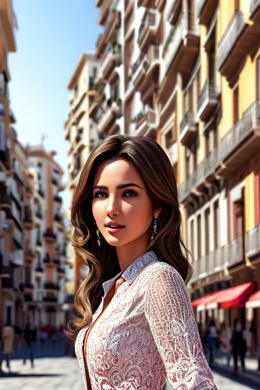 Free Photo  Fashionable beauty young woman in trendy clothes walking  outdoor at city downtown. beautiful stylish brunette girl in black  outerwear posing surrounded by building exterior