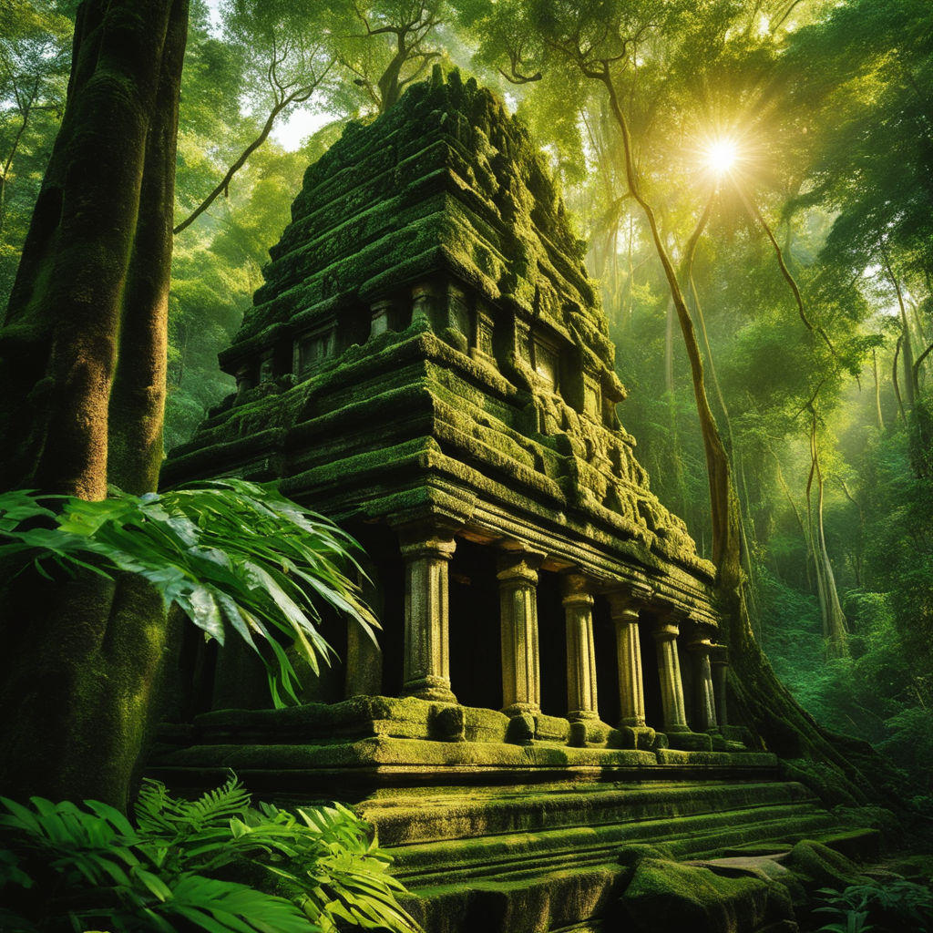 ancient jungle temple