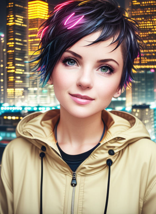 Ilya Kuvshinov, Princess, honey, pixie Cut, Short hair, listen, Digital  painting, soundCloud, cool, hairstyle | Anyrgb