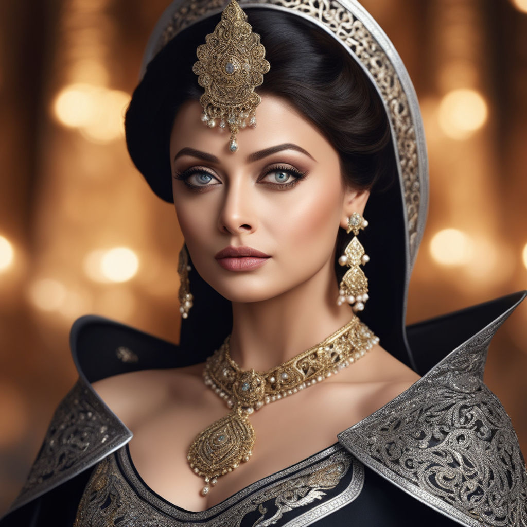 Aishwarya Rai Bachchan embodying an Indian tribe/