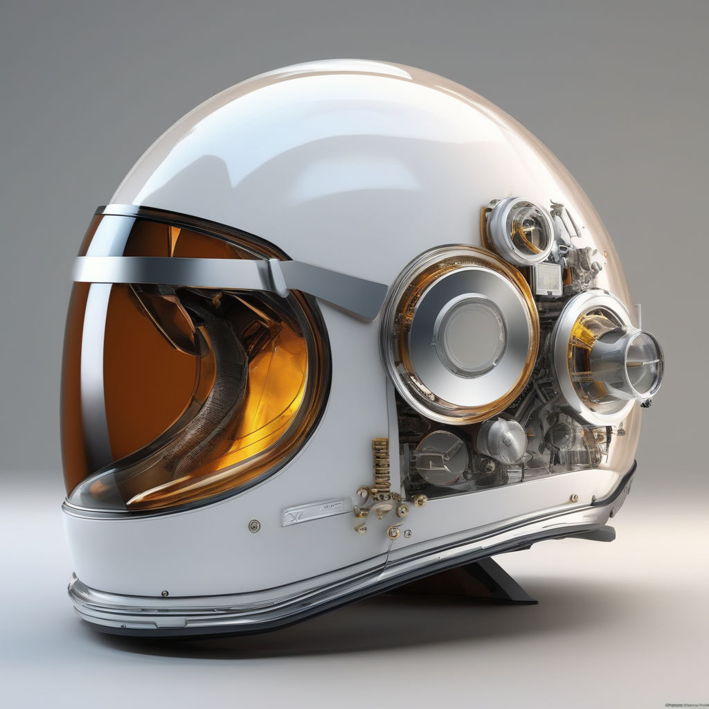 steampunk astronaut helmet