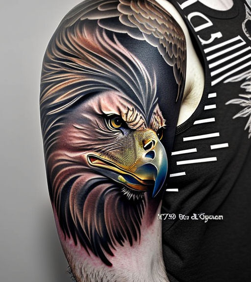 tattoo lion with the crown realistic