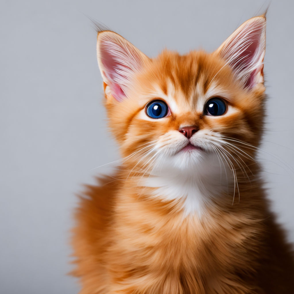 cute baby orange tabby kittens