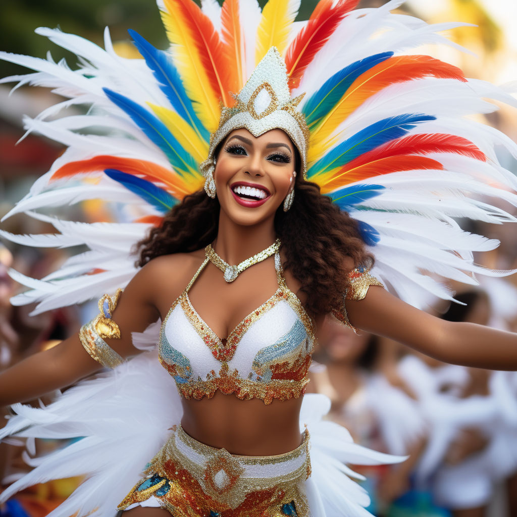 Samba Carnival Wire Bra and Panty Hand Beads Passista Pageant