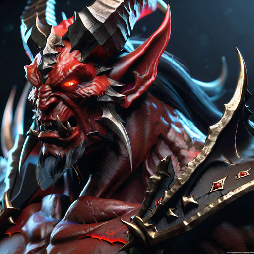 ArtStation - Demon Hunter in Scarlet