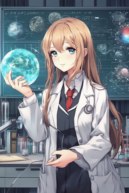 an anime art of a female scientist in a laboratory | Stable Diffusion |  OpenArt