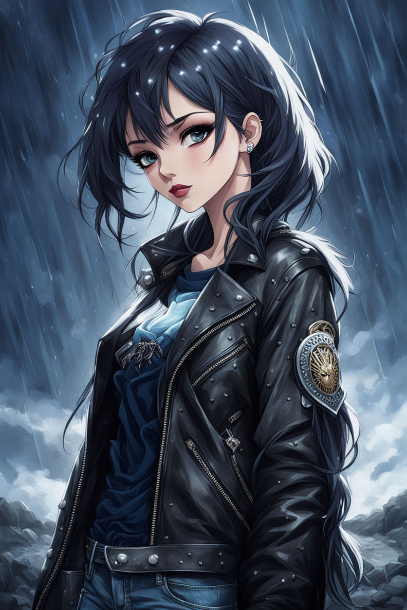 Amelia Badass Girl With Black Hair And Pale Skin O by AmeliaFireFox on  DeviantArt