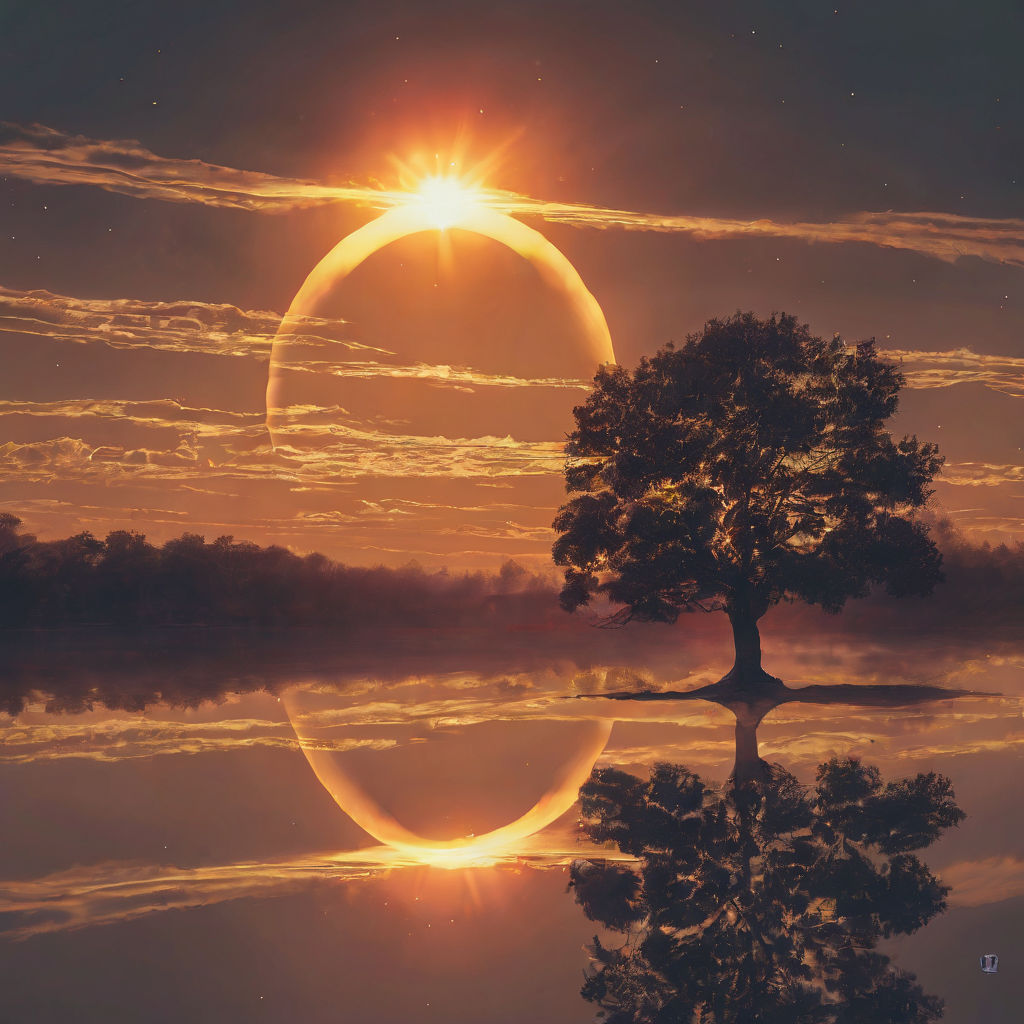 View of a solar eclipse - Playground