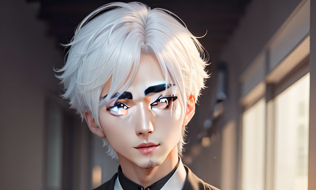 TiagoADM: detailed realistic anime artwork with white background