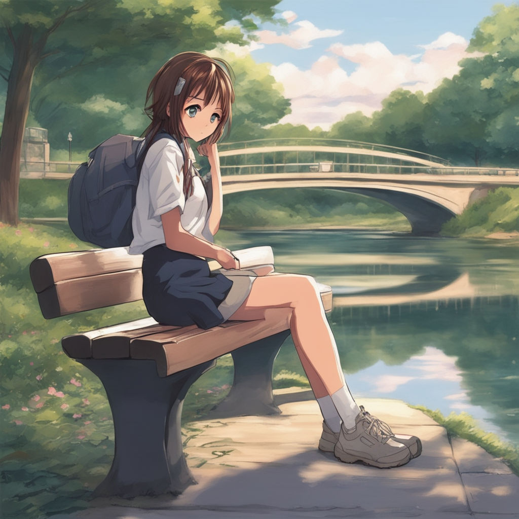 HD wallpaper: Wolf Children, anime, bench, real people, lifestyles, sitting  | Wallpaper Flare