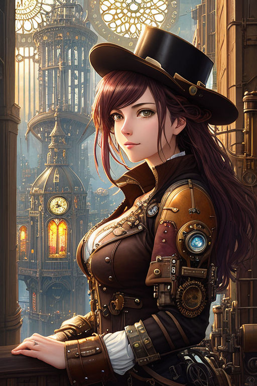 steampunk anime costume