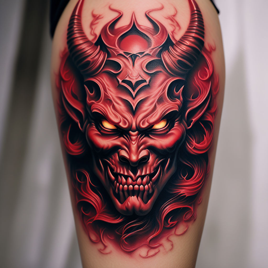 dark demon tattoo designs - Clip Art Library