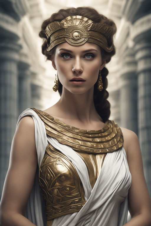 athena greek goddess face