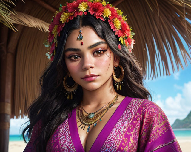 Vanessa Hudgens reimagined as young Princess Jasmin from Disney