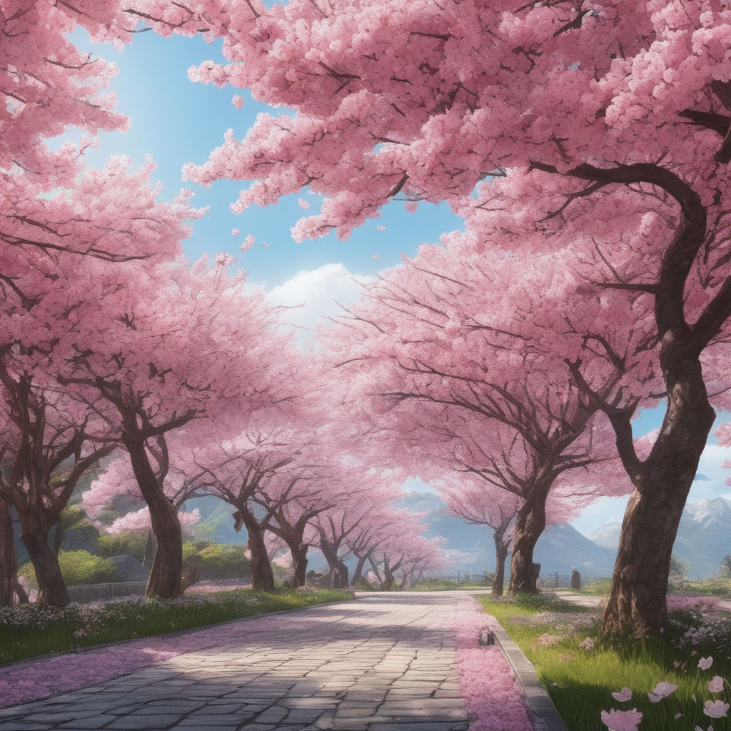 4k Anime Cherry Blossom Wallpaper — papr