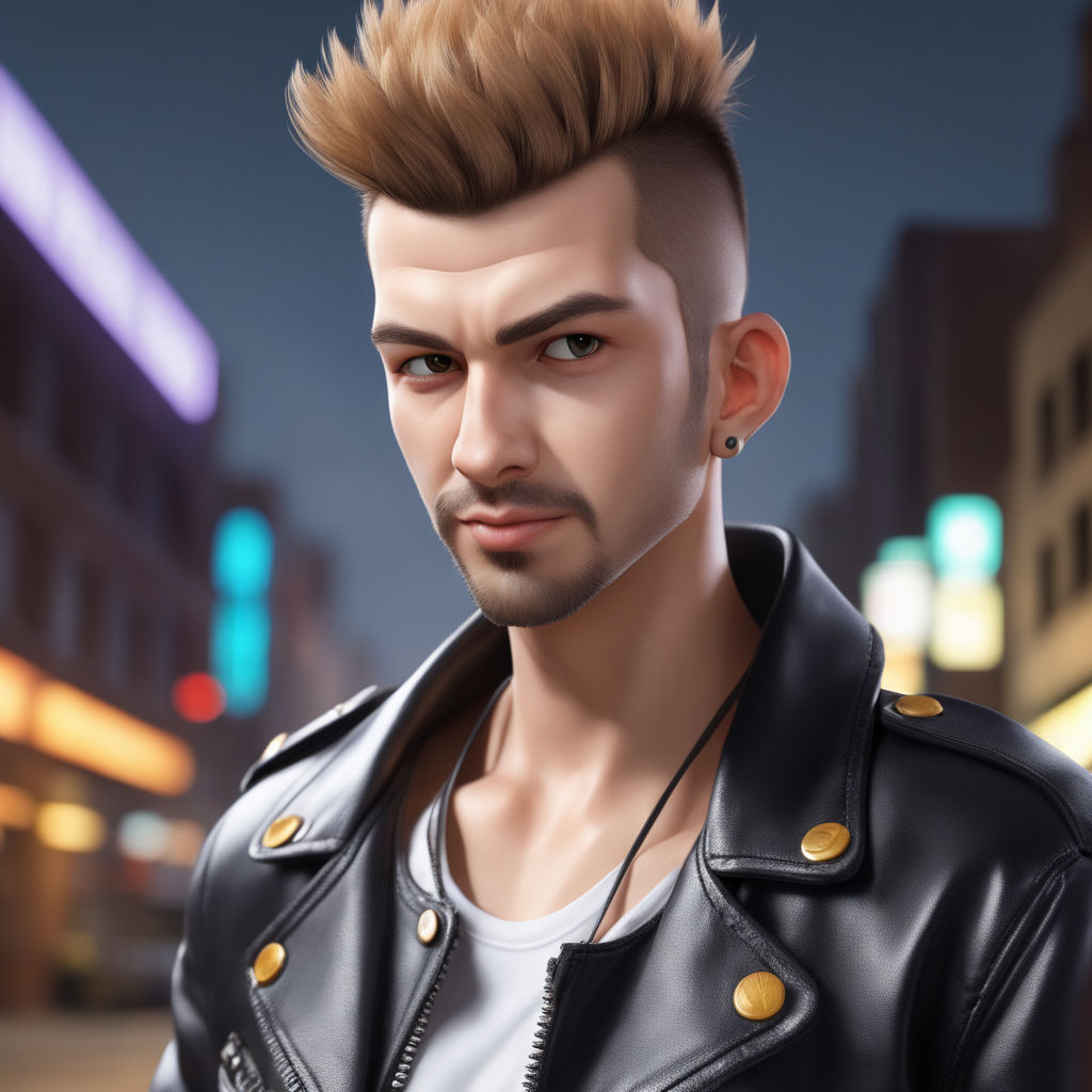 Quiff Anime Short Hair - Roblox