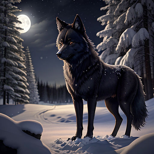 Black Wolf By Napoiskd9xdqin  Deviantart Wolf Art Png Transparent PNG   934x856  Free Download on NicePNG