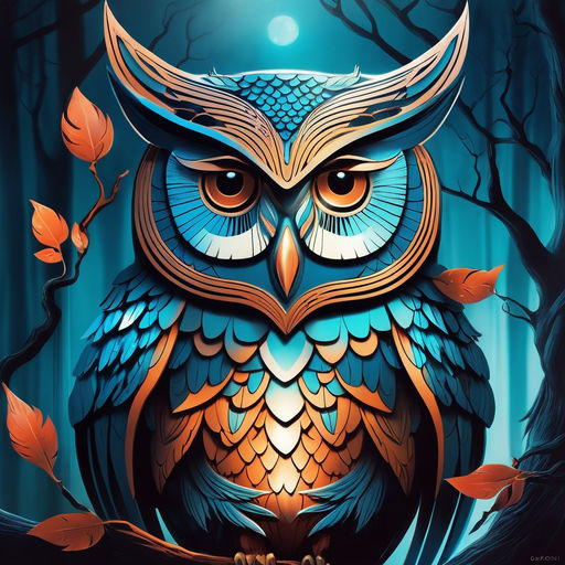 tribal owl wallpaper 1080p