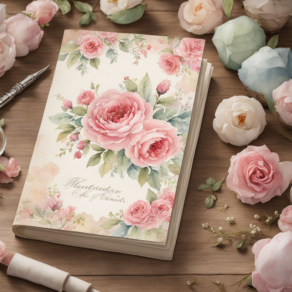 Watercolor Pink Lily of the Valley Journal: Floral Notebook, Lined