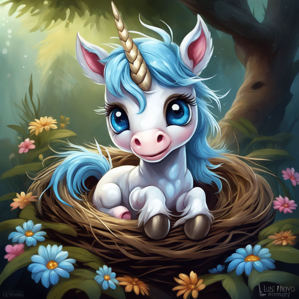 cute chibi unicorn