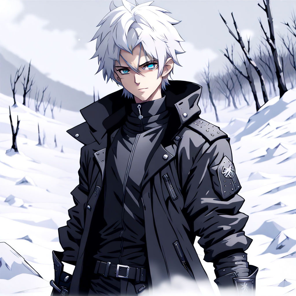 soft white and black negative edgy aesthetic anime profile picture