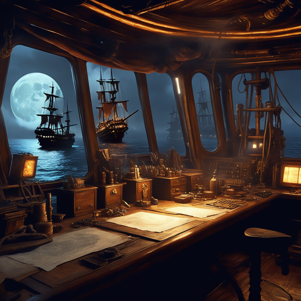 pirate ship cabin